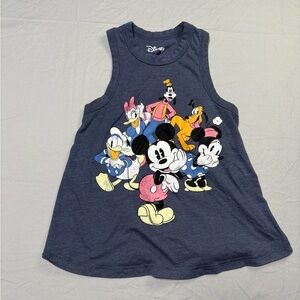 Disney  Dark Blue Tank Top with Mickey and Friends